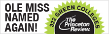 Princeton Review features Ole Miss among Green Colleges
