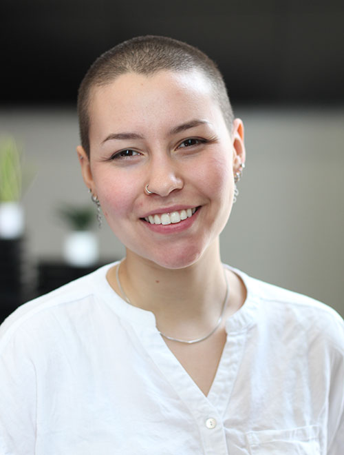 portrait of tori saenz smiling