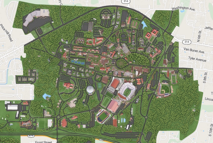 Illustrate campus map