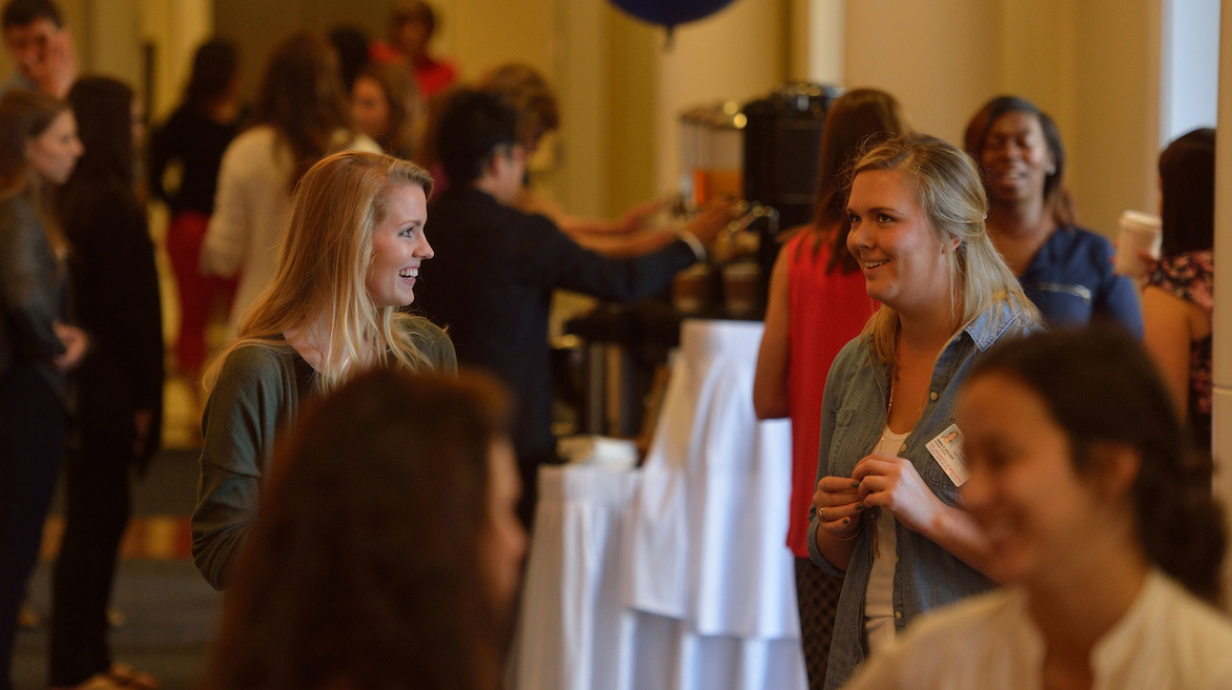 attendees network at the Fall Institute.