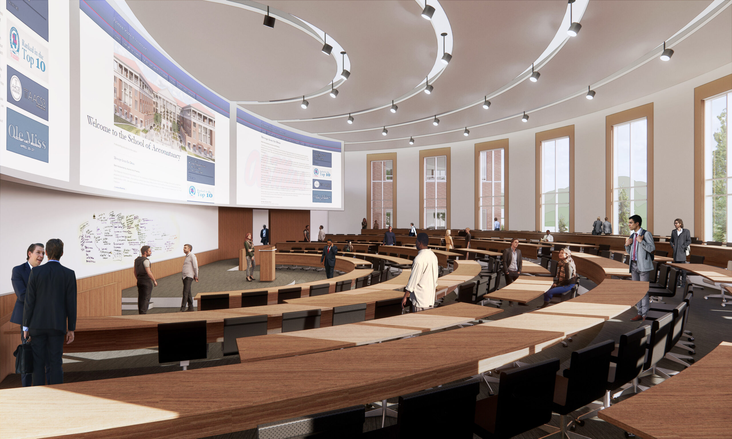 Alumni Center Rendering