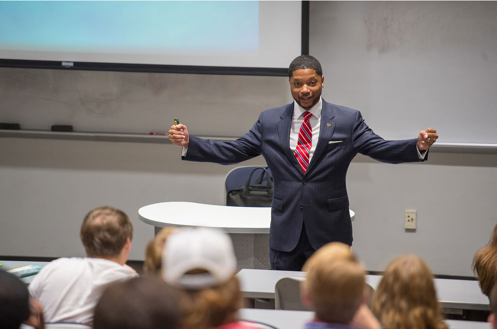 Engineering Professor Teaching Class