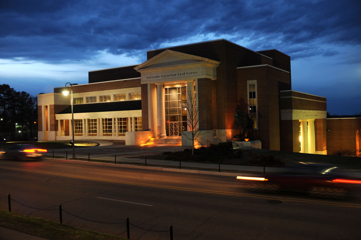 Ford Center at Night