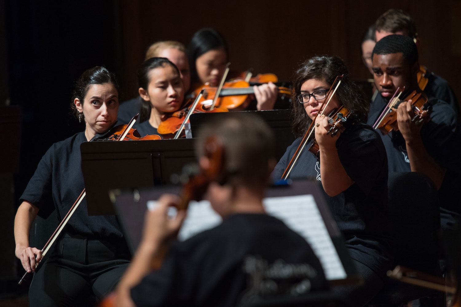 Musicians performing at the Ford Center