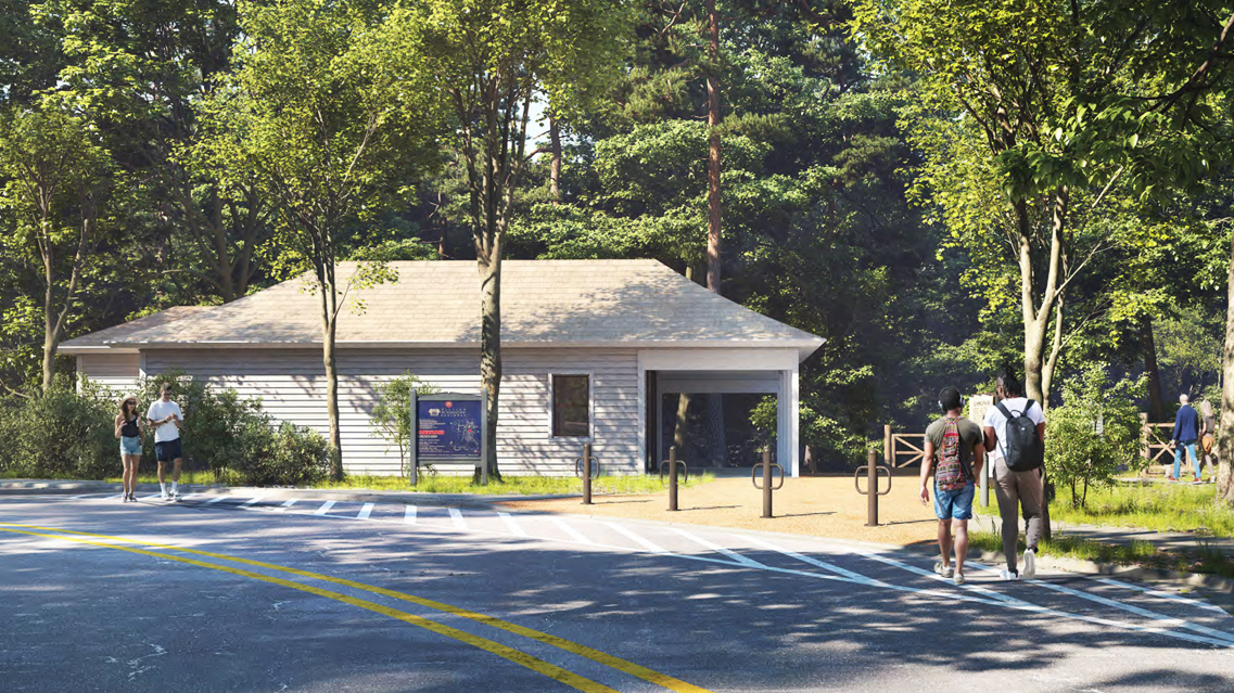 Rowan Oak Visitor Center Render