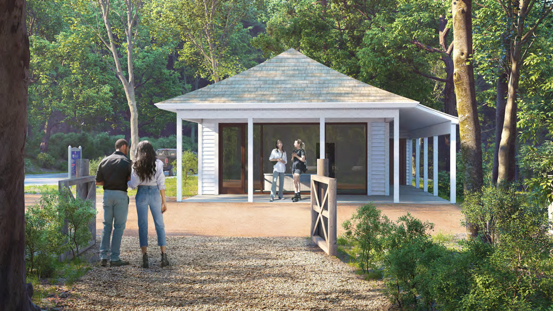 Rowan Oak Visitor Center Render