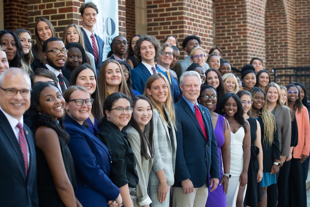 Stamps Scholars pose for a photo
