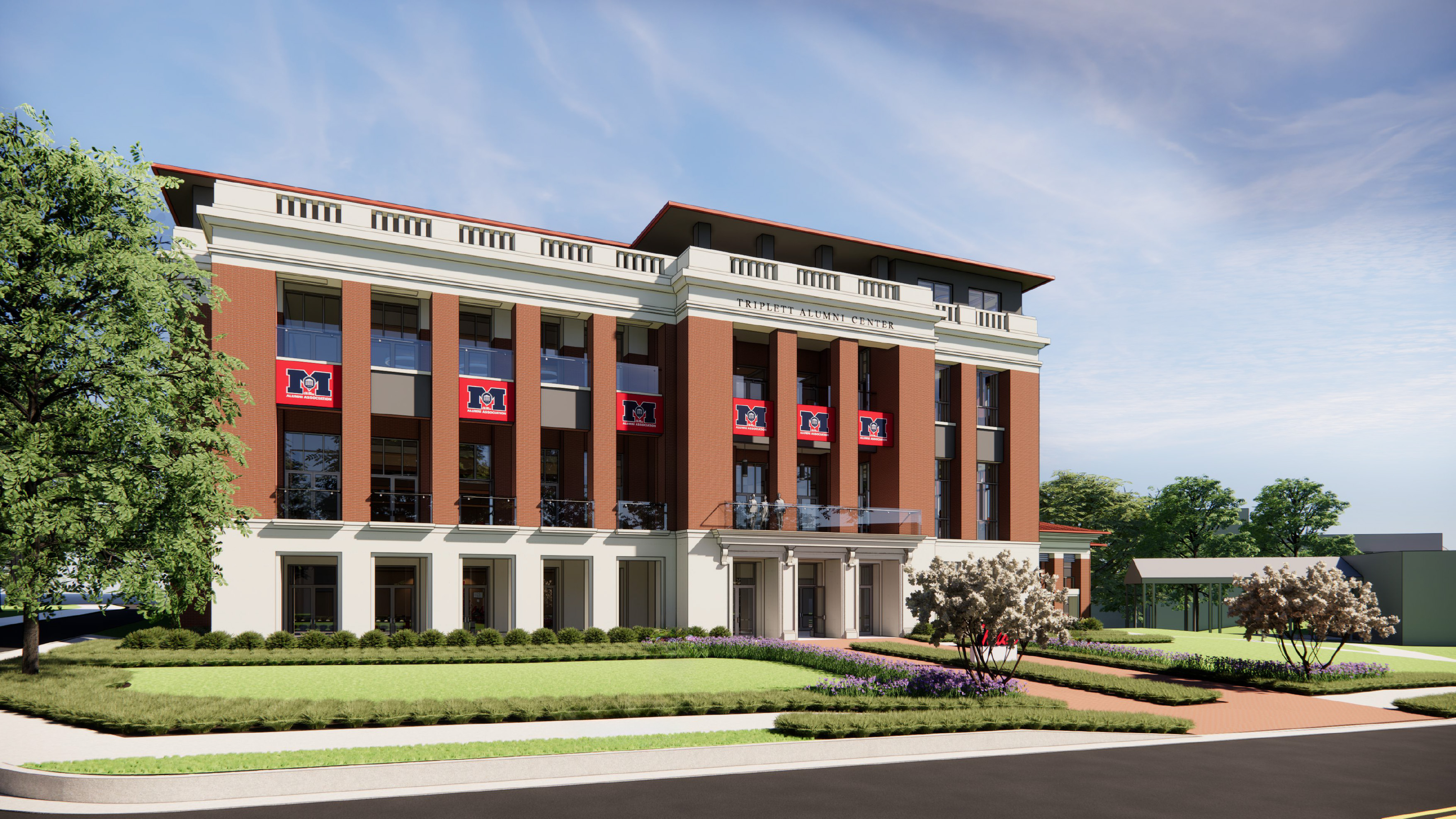 Alumni Center Rendering