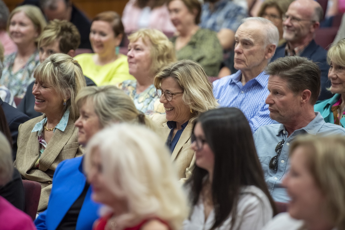 A group of friends and alums gather for an Ole Miss Women's Council event
