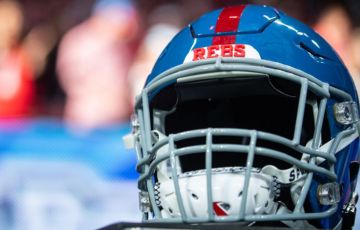 Ole Miss football helmet.