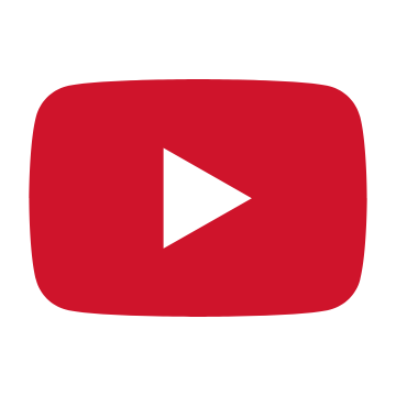 YouTube icon in red