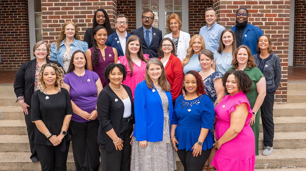 Group photo of National STEM Teacher Corps members and the Co-PIs.