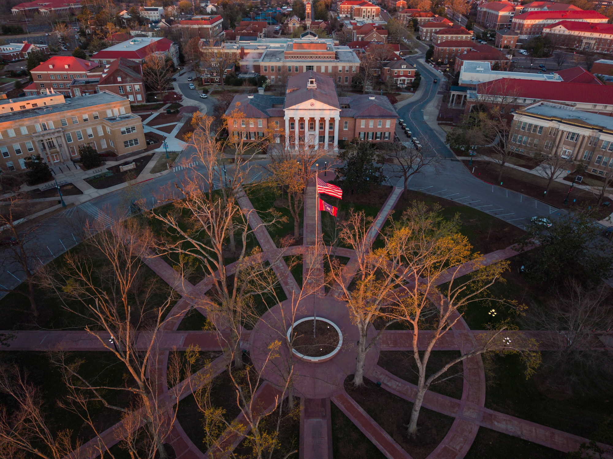 Aerial photo of Lyceum