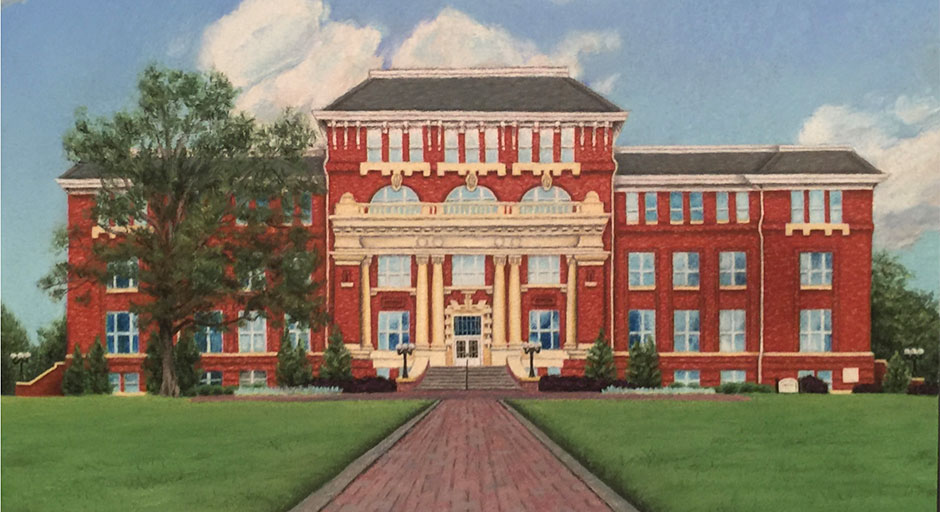 painting of lee hall