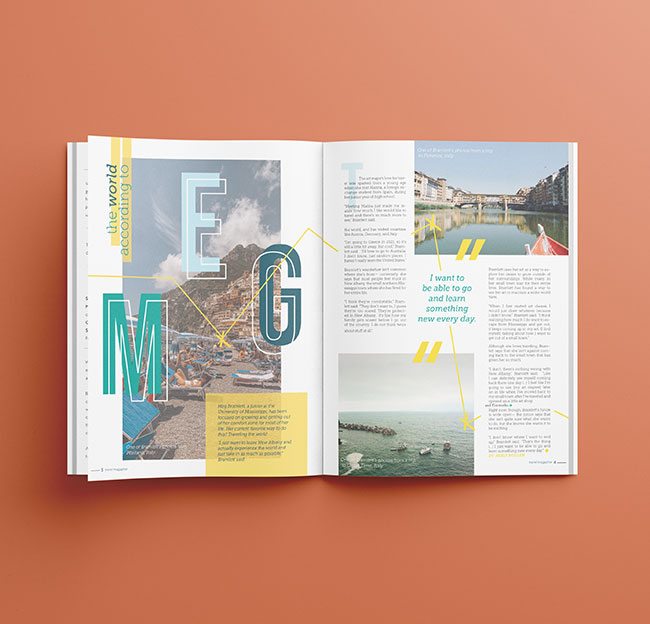 Magazine Spread