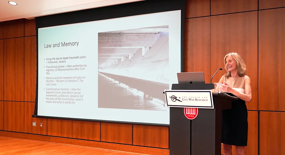 Ariela Gross delivers conference keynote