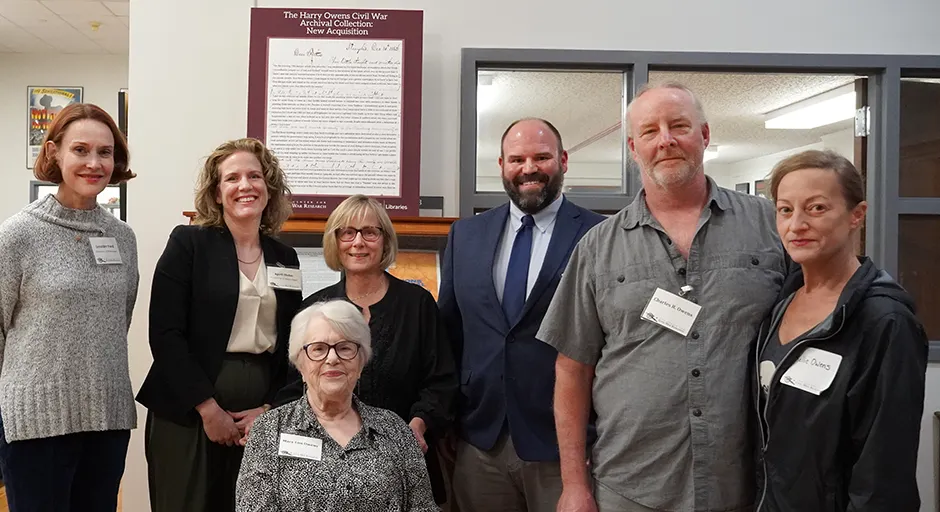 family of Harry Owens at reception