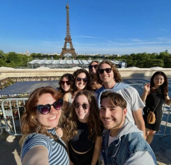 students in Paris
