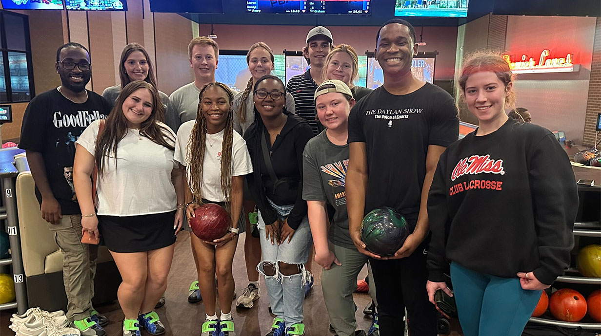 FASTrack students at the bowling alley