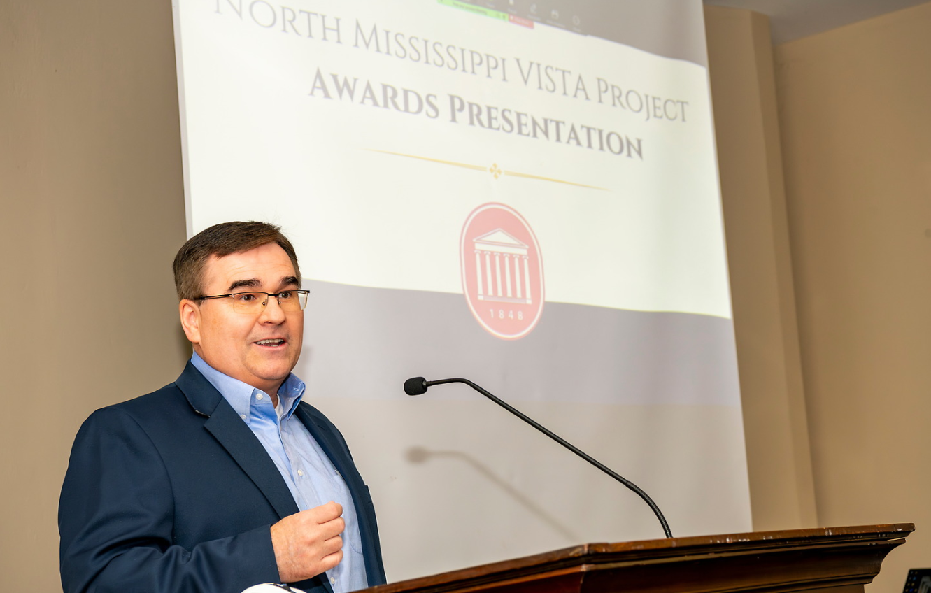 Dr. Albert Nylander, Director of the Grisham-McLean Institute talks about the President's Volunteer Service Award.