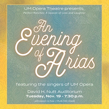 An Evening of Arias graphic