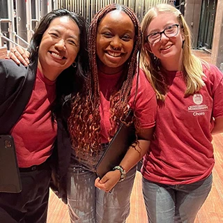Treble Choir Festival Participants with clinician  Dr. Julie Yu Oppenheim