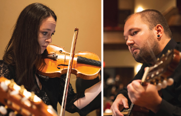 Flagship Fellows Wiktoria Kolodziejczyk and Ted Rogers