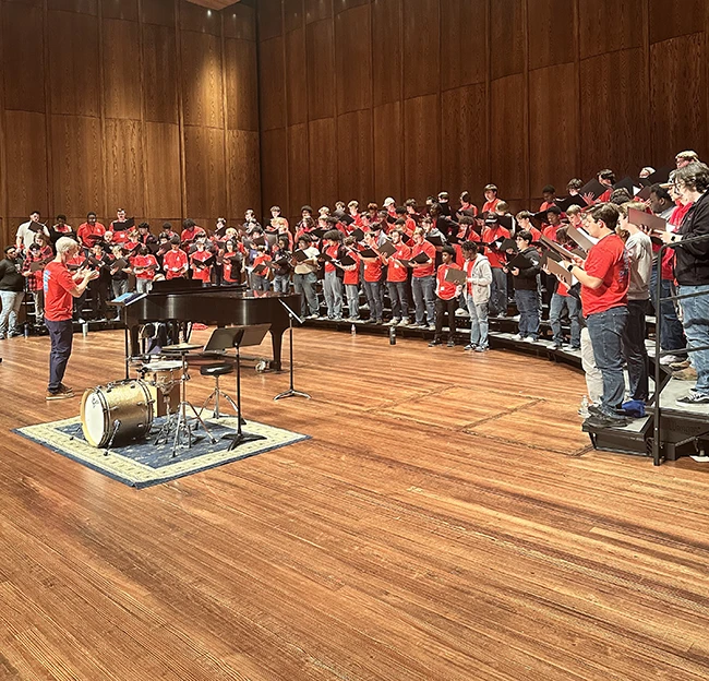 Tenor Bass Choir Performance in Ford Center