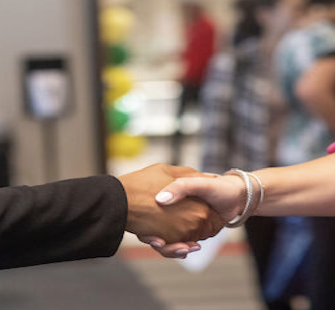 shaking hands