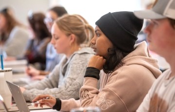 students seated in a classroom