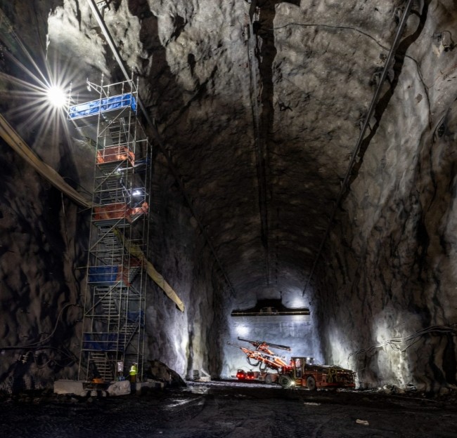 image of a cavern with equipment