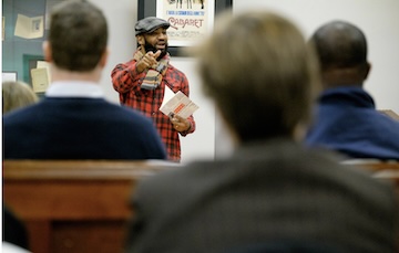 Professor discusses book 
