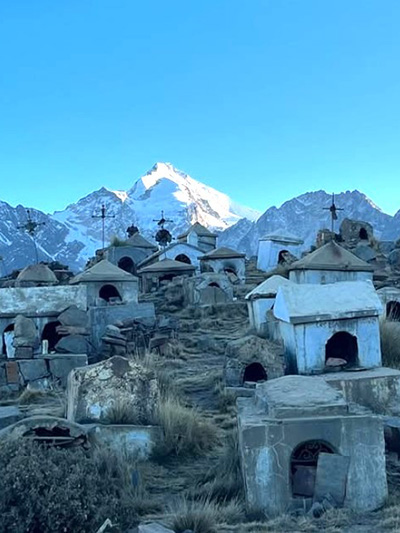 image of a village in the mountains