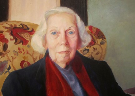 painted portrait of Eudora Welty