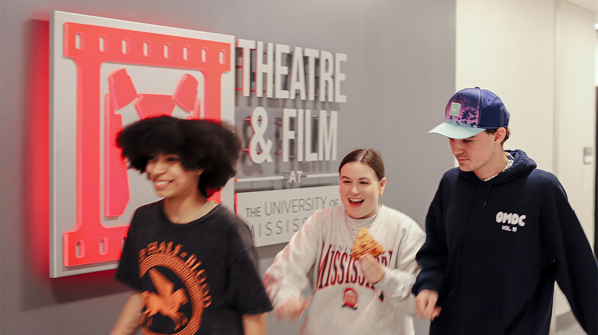 Students walking around the facilities