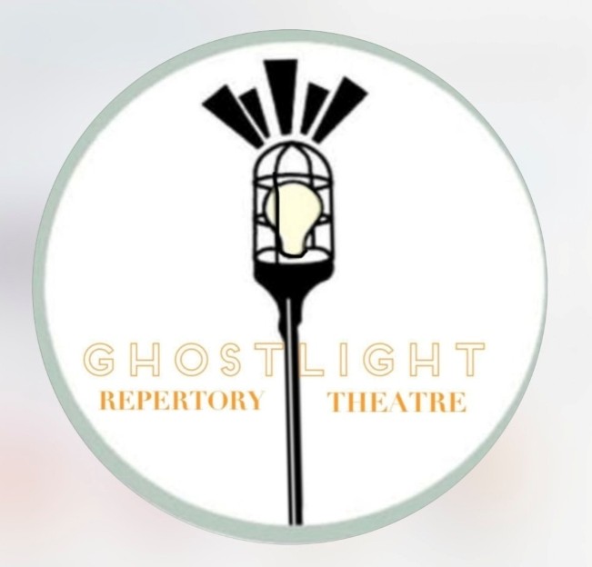 logo of the Ghostlight organization with a microphone on a stand