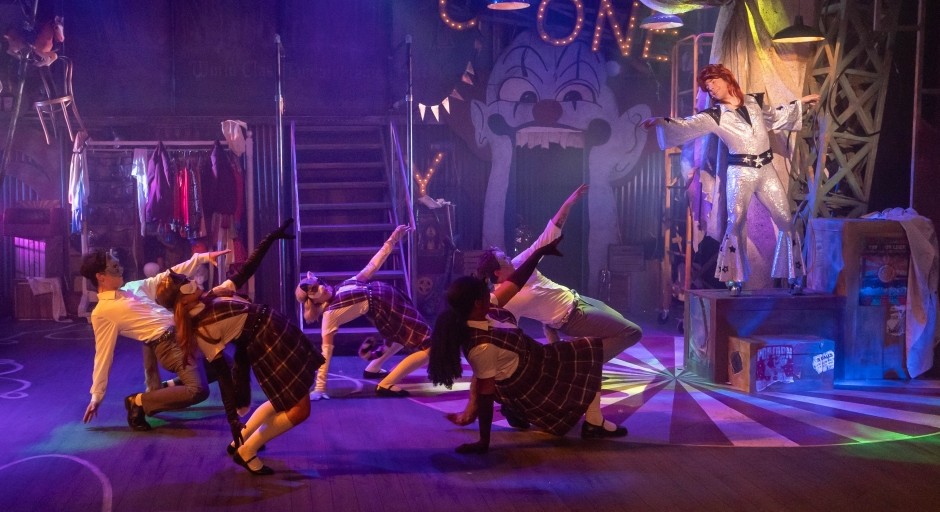 dance number during musical, Ride the Cyclone