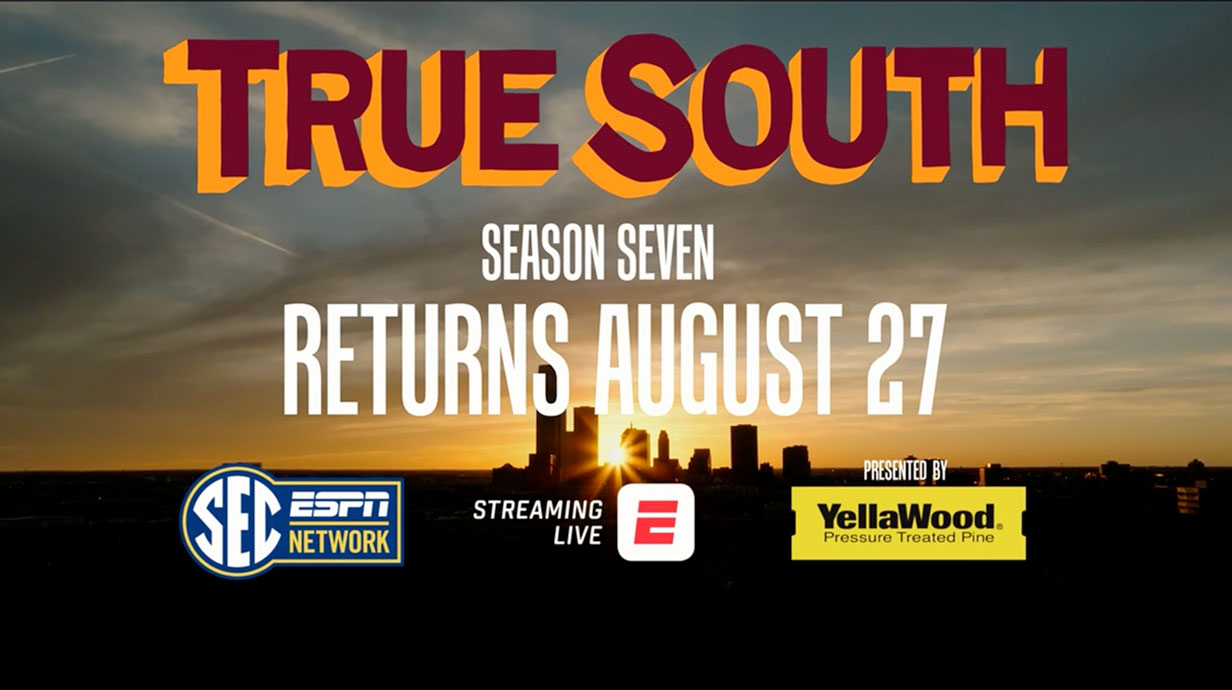 screen shot from true south show promo