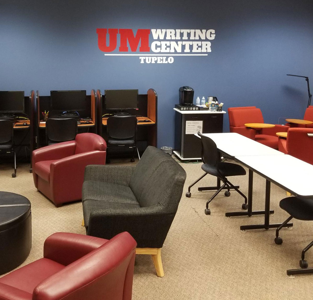 tupelo writing center room