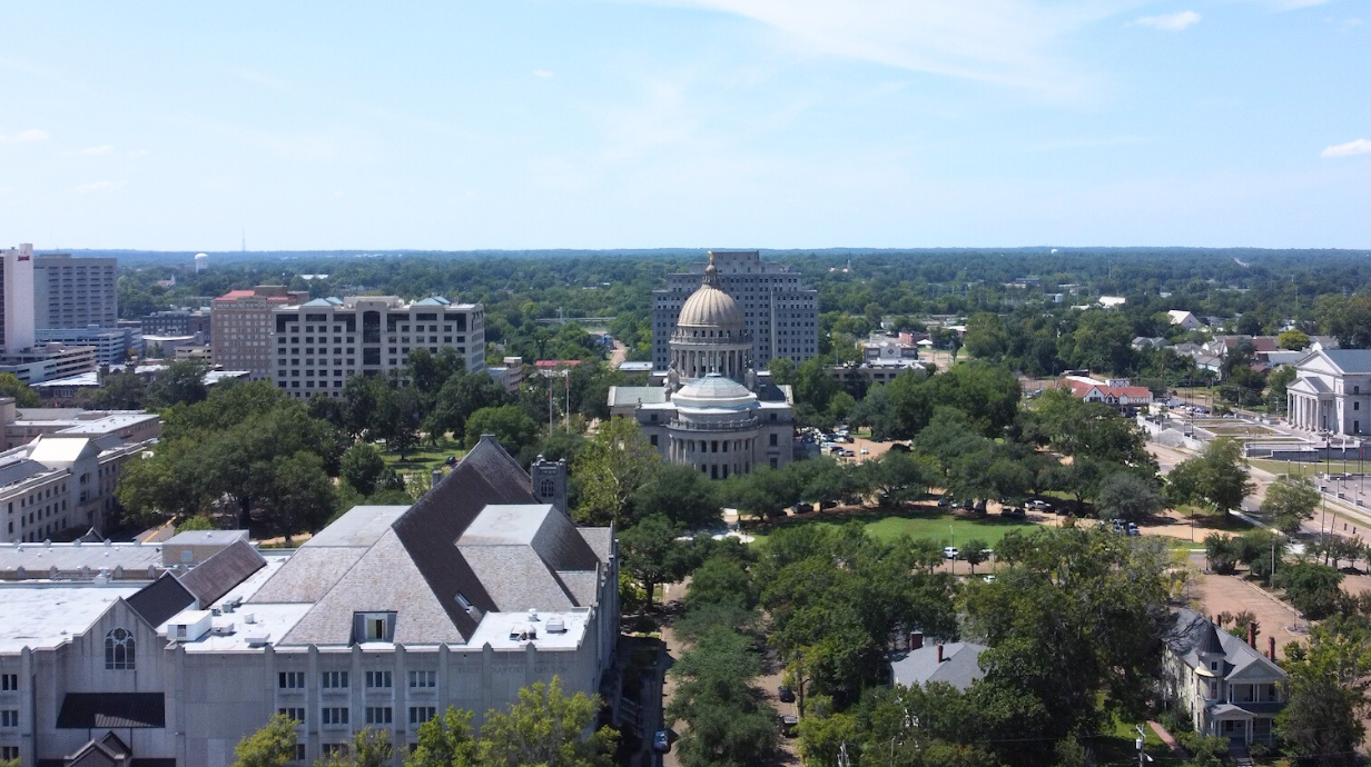 Jackson, Mississippi capital building.