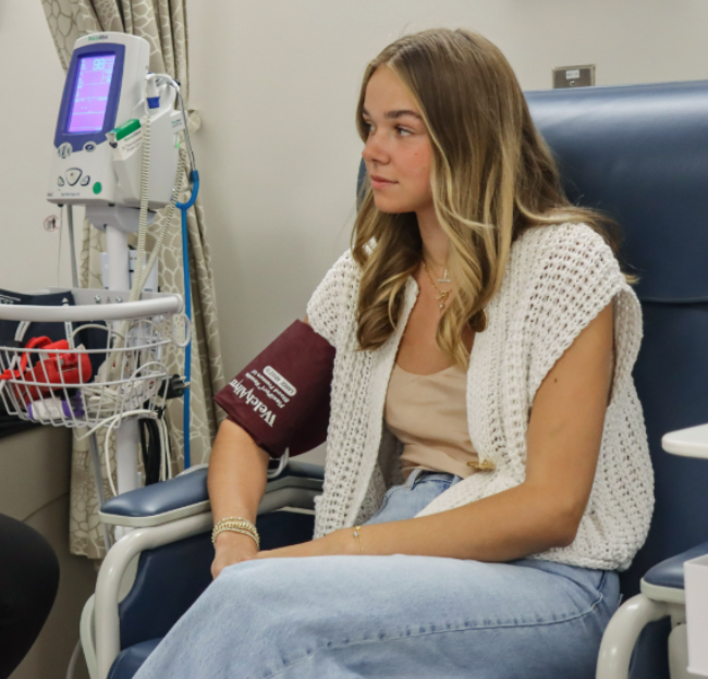 NCCRE patient talking to medical provider