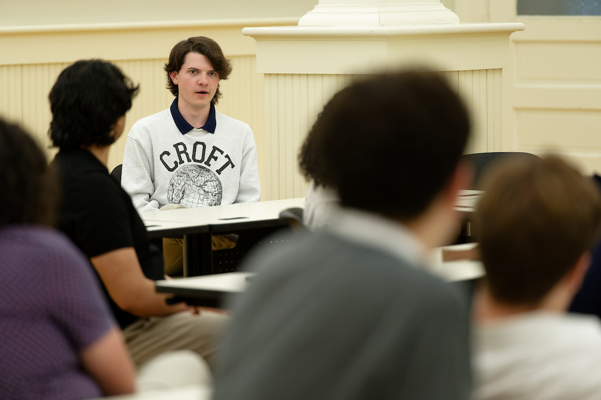 Students in a classroom