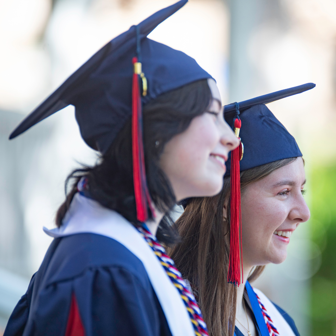 Croft graduates at graduation