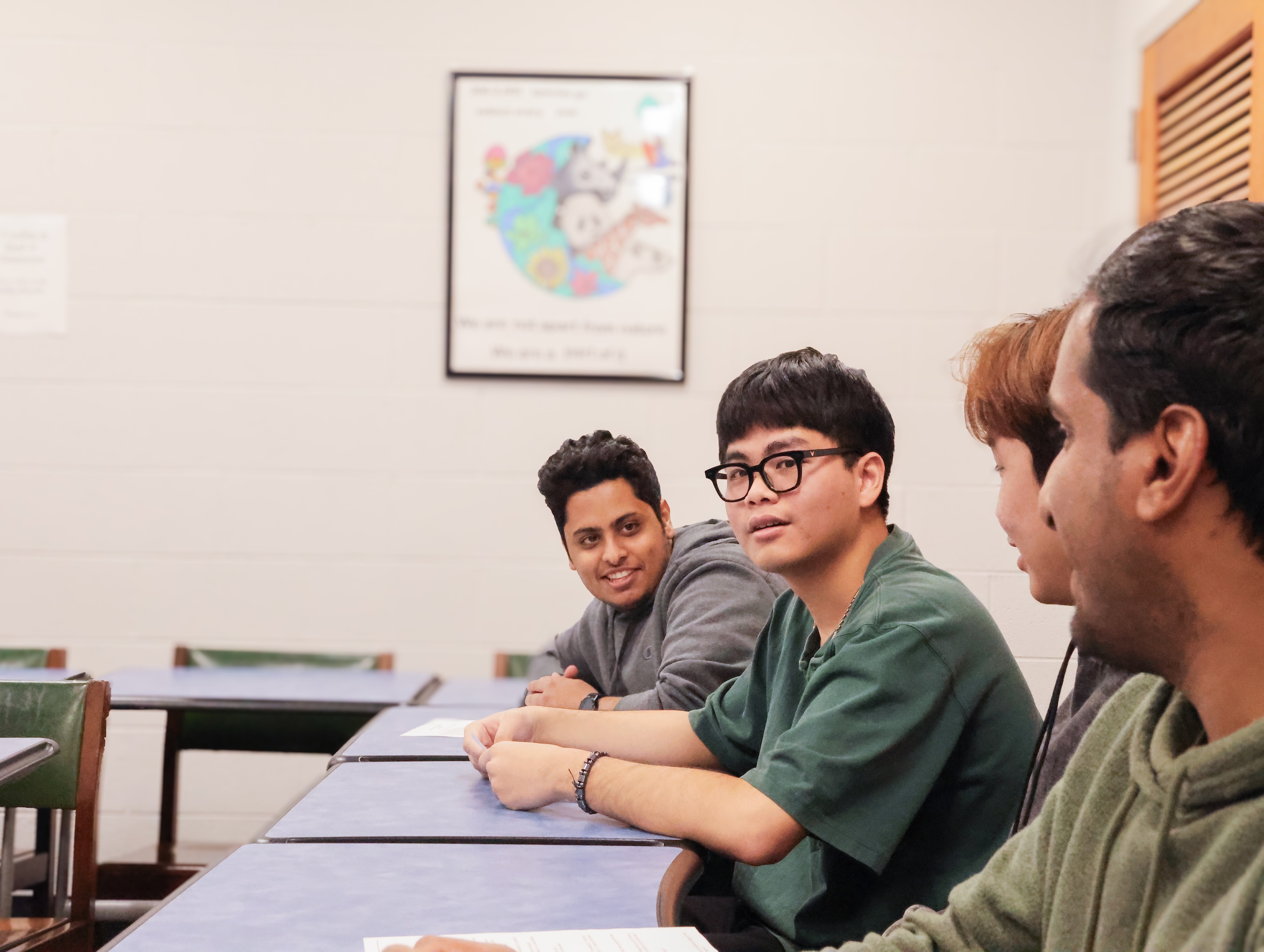 IEP students receive instruction during class