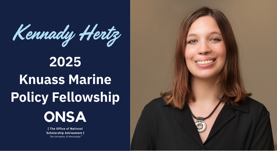 2025 Knauss Marine Policy Fellow: Kennady Hertz