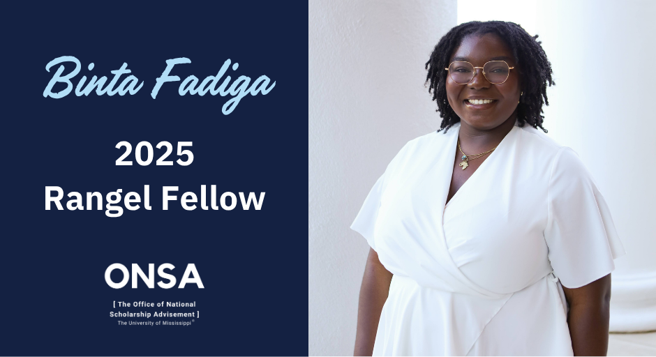 2025 Rangel Fellow: Binta Fadiga