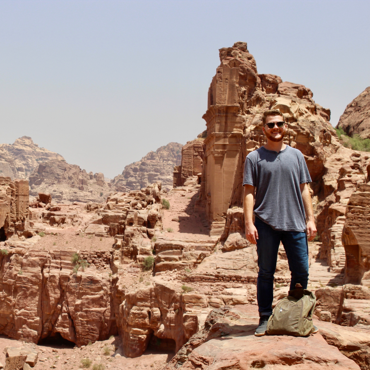 Caleb Ray, 2020 Boren Scholar, photo in Morocco