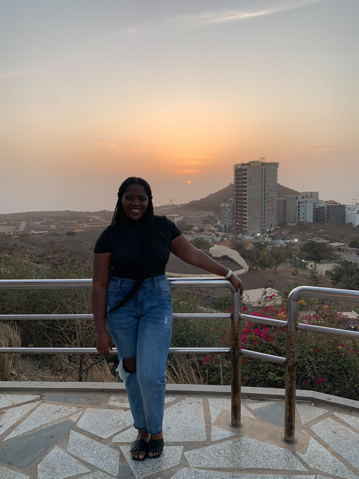 Rabria Moore, 2023 English Teaching Assistant Program Awardee, photo in Zambia