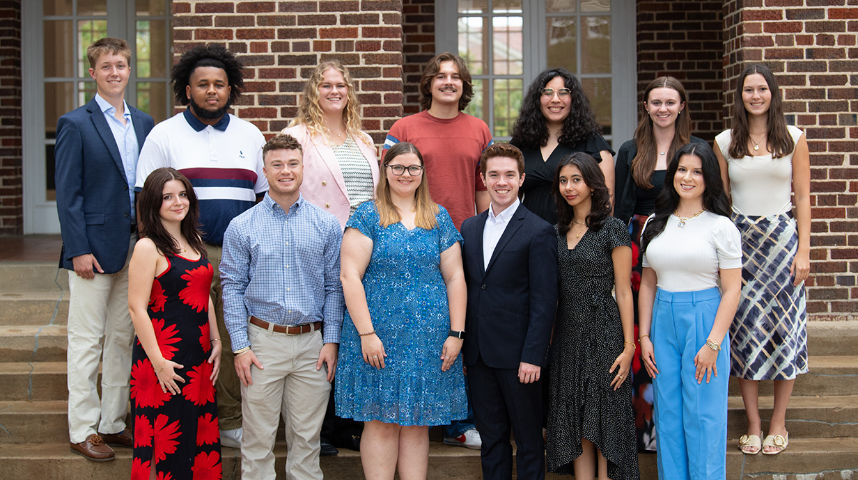 Stamps winners pose for a group photo