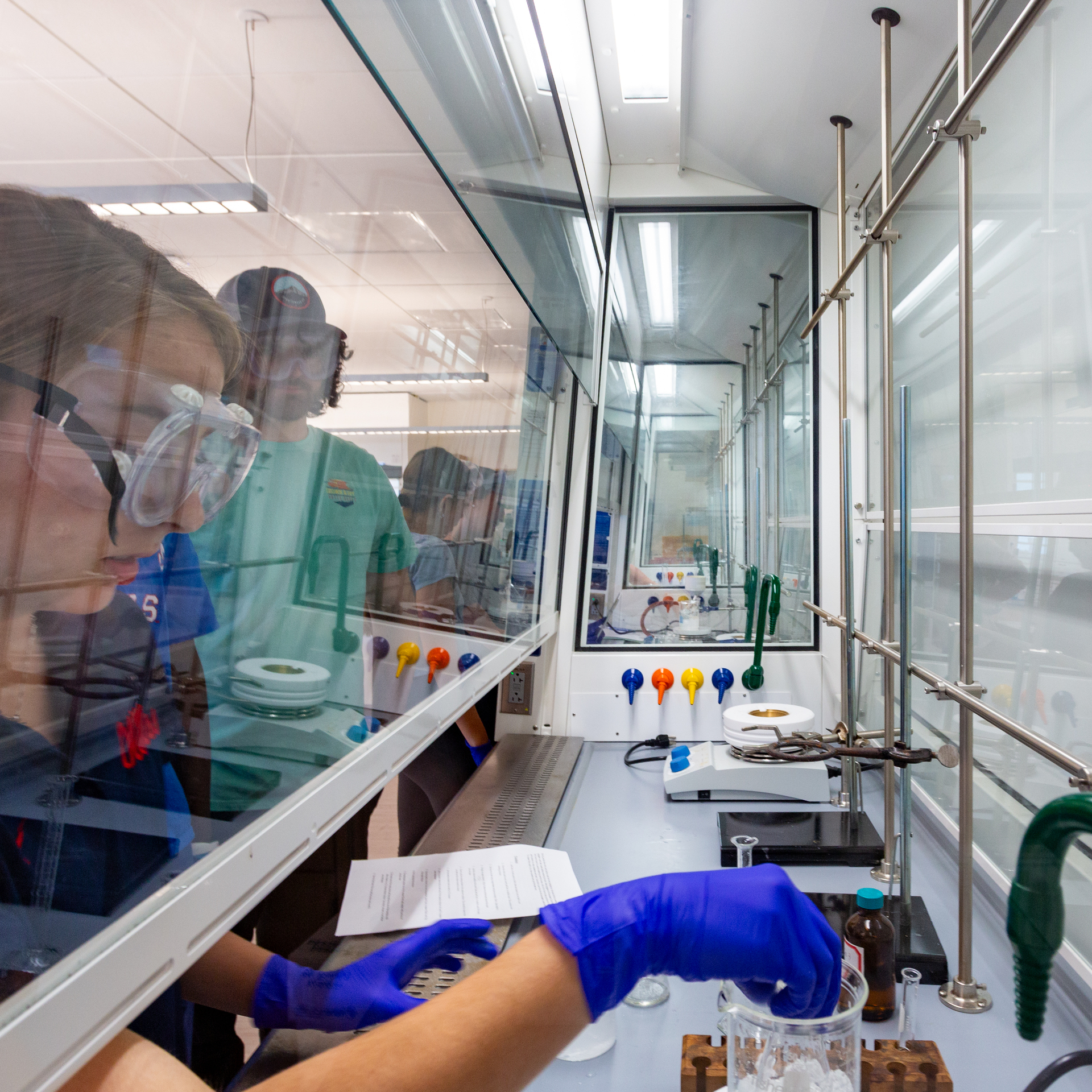 inside a chemical ventilation-system